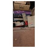 Box Lot: File, Office Supplies (Guest Bedroom)