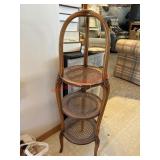 Unique 3 tier table plant stand (hallway by