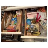 Two drawers to be gone through