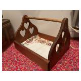 Vintage wood caddy  (pantry)