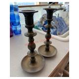 Heavy Brass Candelabra