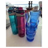 Water bottles and plastic cup lot