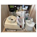 Mixer, choppers and more shelf lot with