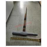Railroad spike hammer - train room