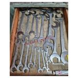 Cornwell angled open wrench set - train room