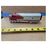 HO scale unpowered locomotive- train room
