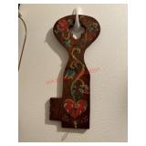 Wood key holder ( pantry behind door hanging)