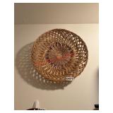 Decorative wicker plate  (pantry)