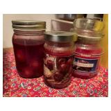 3 candles  (pantry)