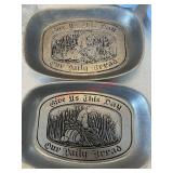 Wilton Give us this day metal serving dishes