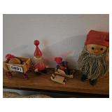 Vintage knick knacks- downstairs hall