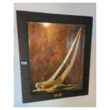 Sailing wall decor- downstairs living room