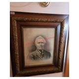 Vintage framed print - downstairs hall