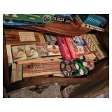 Games in this drawer- downstairs hall closet