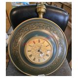 Large Pocket Watch Style Clock - train room