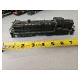 Model locomotive, unpowered- train room