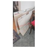 Two Easel Pads (living room)