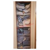 Towels and Linens in this closet (Master Bath)
