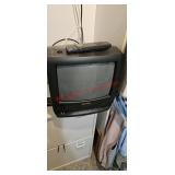 Panasonic TV with built-in in VHS (master closet)