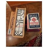 Dominoes and cards - downstairs living room