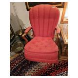 Vintage fabric rocking chair - downstairs living