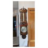 Beautiful Antique Barometer/Thermometer 42" X 11"