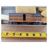 HO scale cattle car- train room