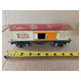 Baby Ruth tin train car - train room