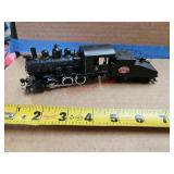 HO scale powered locomotive- train room