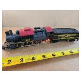 HO scale powered locomotive- train room