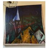 Quantum Catholics stretched Canvas Painting by Kel