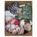 Large box of yarn - train room