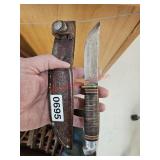 Western knife with sheath- train room