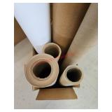 Paper and tubes - train room