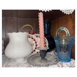 Candle and Glass lot  (spare room)