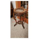 Antique Side Table/Plant Stand (middle room