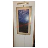 Wall Art (living room) 14" X 25" with light