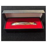 1991 Winchester W15 2935 Stag Pocket knife in box