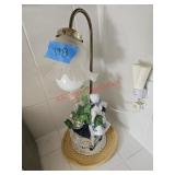 Lamp and Collectibles (kitchen)
