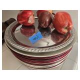 Chargers and faux Fruit (kitchen)