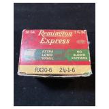 20 gauge Remington express 2 3/4 shotgun shells