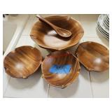 Monkey Pod Bowl Set (kitchen)