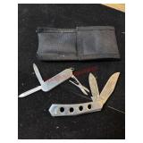 Cripple Creek Picket knives and sheath