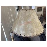 Vinyl hide look Lamp shade floor lamp 4ft