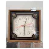 Linden Quartz Mantle Clock works  (living room)