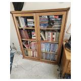 Book Case 58"T X 49"W X 13"D no glass in left