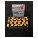 22 Winchester Magnum, full metal jacket 50 count