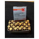 22 Winchester Magnum, full metal jacket 50 count