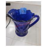 Blue Glass Pitcher (kitchen)