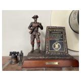 Bill of rights statue and more  (living room)